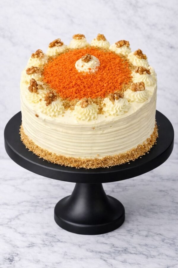 Carrot Cake & Cream Cheese (Pastel de Zanahoria y Queso Crema)