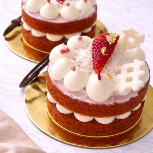 Red Velvet cake (Pastel de Terciopelo Rojo)