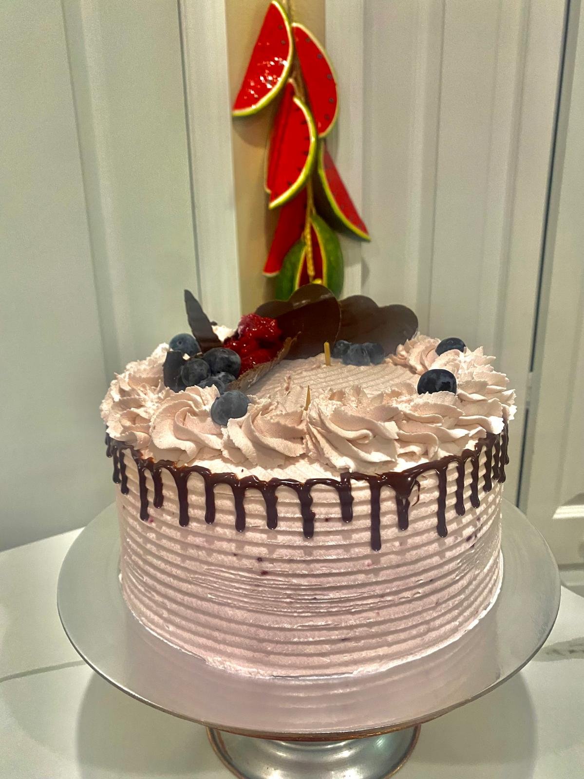 Torta de Frutos Rojos