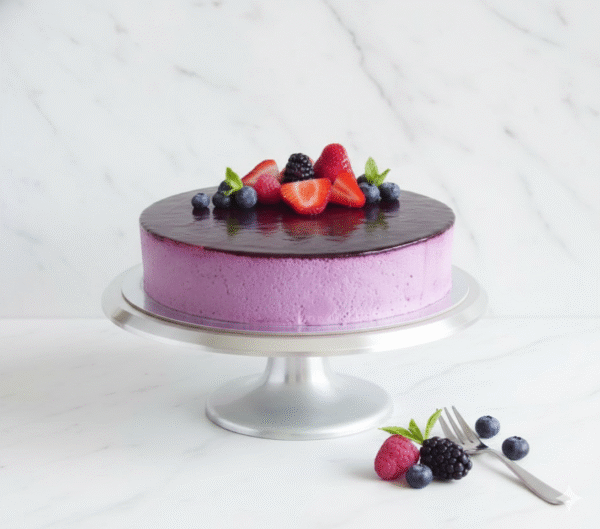 Torta Helada de Frutos Rojos