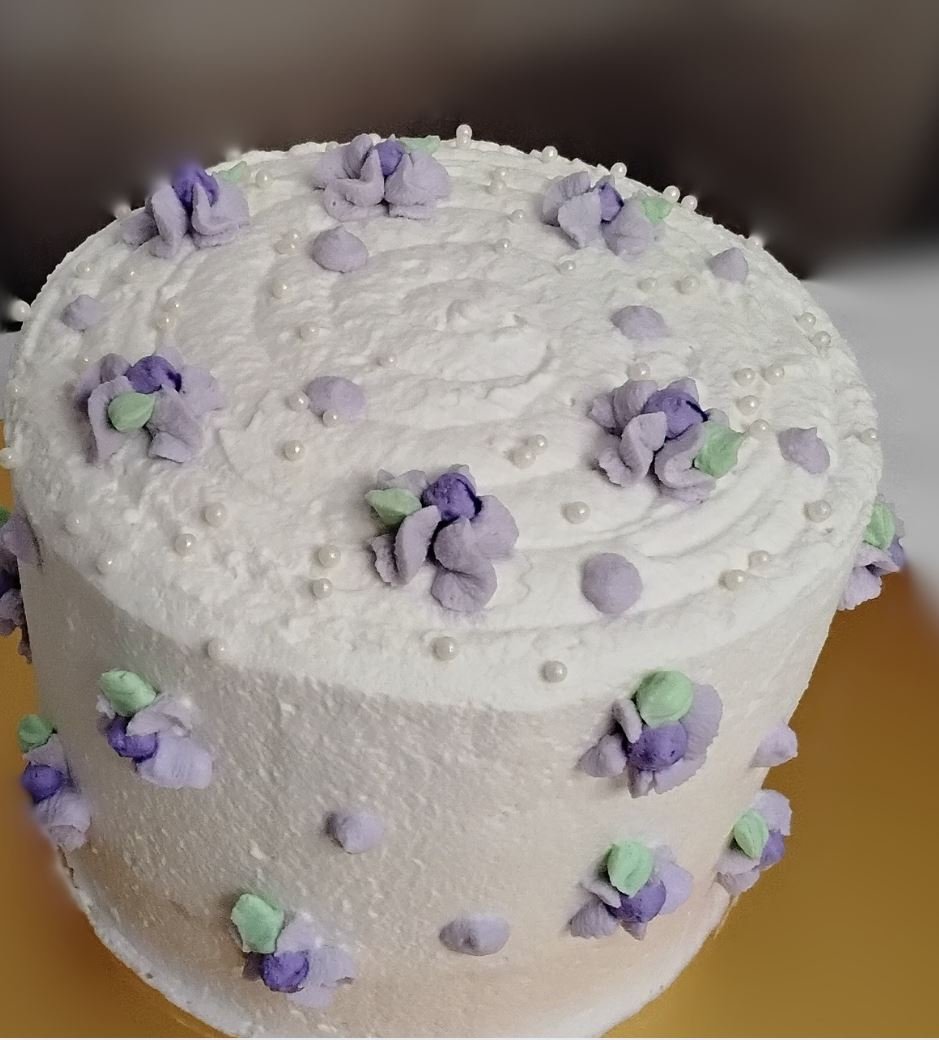 Floral Coconut Cake