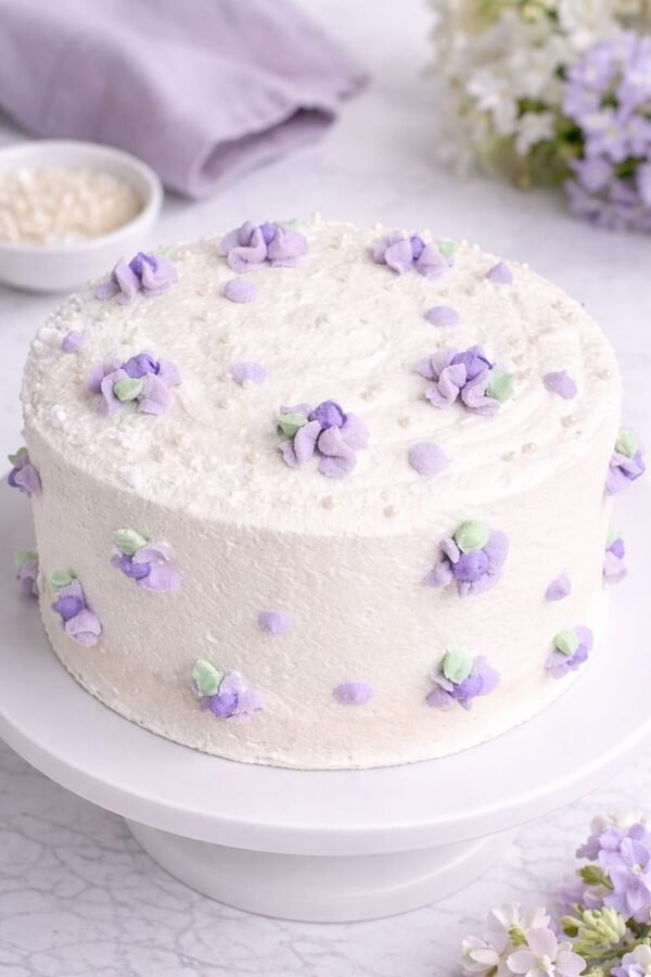 Floral Coconut Cake